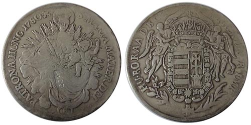 Mária Terézia tallér 1780 B/SK-PD - hamis