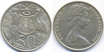 Ausztrlia 50 cent 1966 eredeti