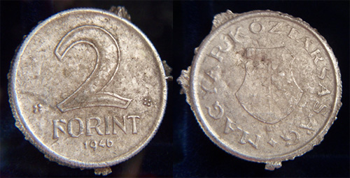 2 forint 1946 - hamis alumnium ntvny