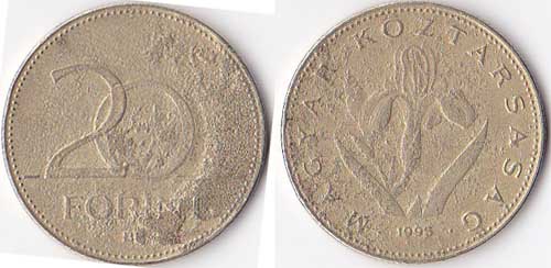 20 forint 1995 - hamistvny
