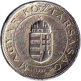 100 forint 1997 - hamis egy anyagbl