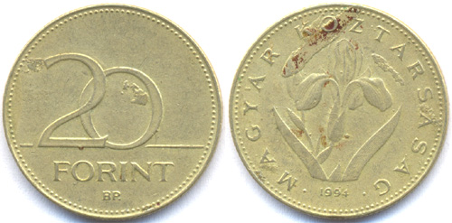 20 forint 1994 - rz hamisrvny