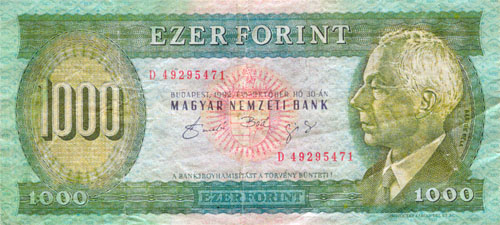 1000 forint 1992 - hamistvny