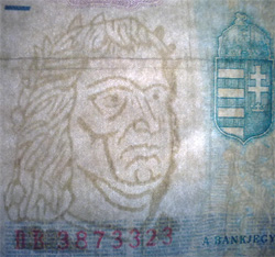 1000 forint 1998 DB hamis vzjel