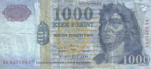 1000 forint 1998 - hamis