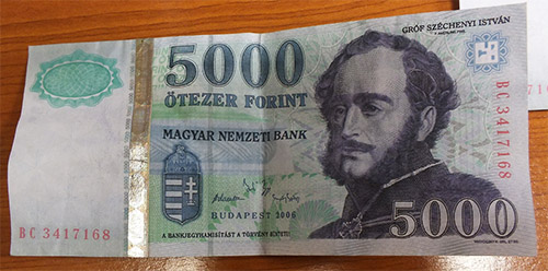 5000 forint 2006 BC otthon nyomtattk