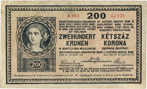 200 korona 1918 - hamis