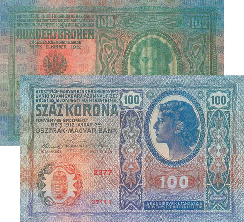 100 korona 1912 - modern msolat