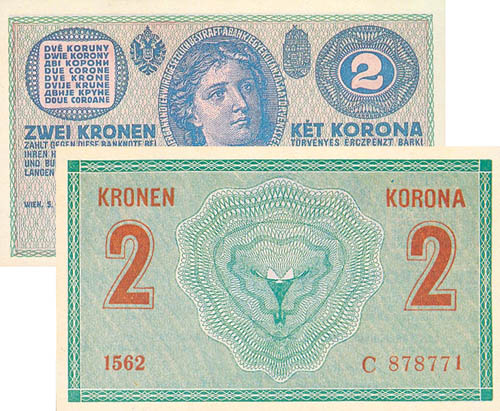 2 korona 1914 - modern msolat
