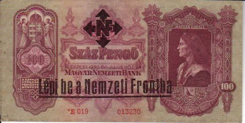 100 peng 1930 csillagos - Nemzeti Front