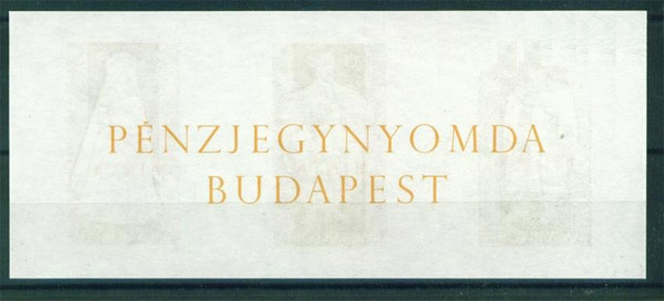 Nyomdaipari enciklopdia - Npviselet Nagy Zoltn blyegtervek htlap - Pnzjegynyomda Budapest