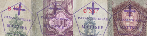 10 - 100 peng 1930 - 1936 - Mattsee blyegzs
