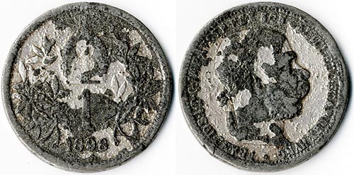 1 corona 1898 korabeli hamisítvány