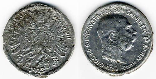 2 corona 1913 - hamis