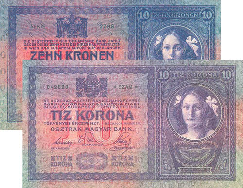 10 korona 1904 - modern msolat