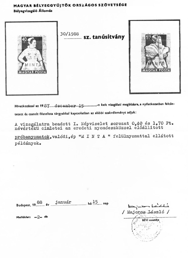 Nyomdaipari enciklopdia - Npviselet Nagy Zoltn blyegtervek tanustvny 1